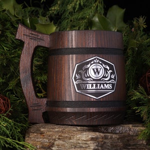 Beer Stein, Personalized Beer Mug, Beer lover gift, Custom Bar Ware, Engraved Gift, Best Man, Groomsman, Wedding Favor, Man Cave, Dad