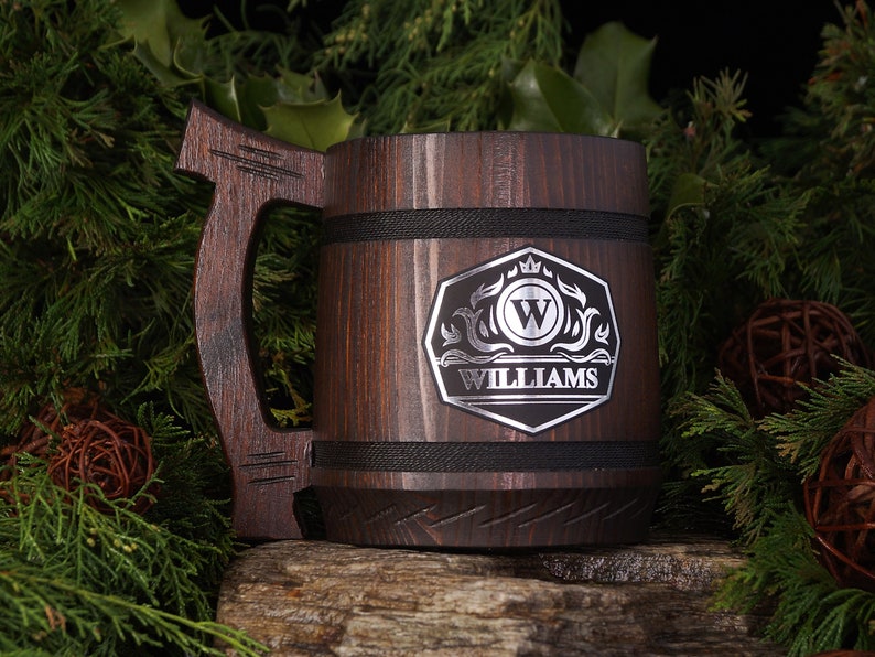 To make the beer mug truly unique, we will engrave a personalized design on it according to your preferences.