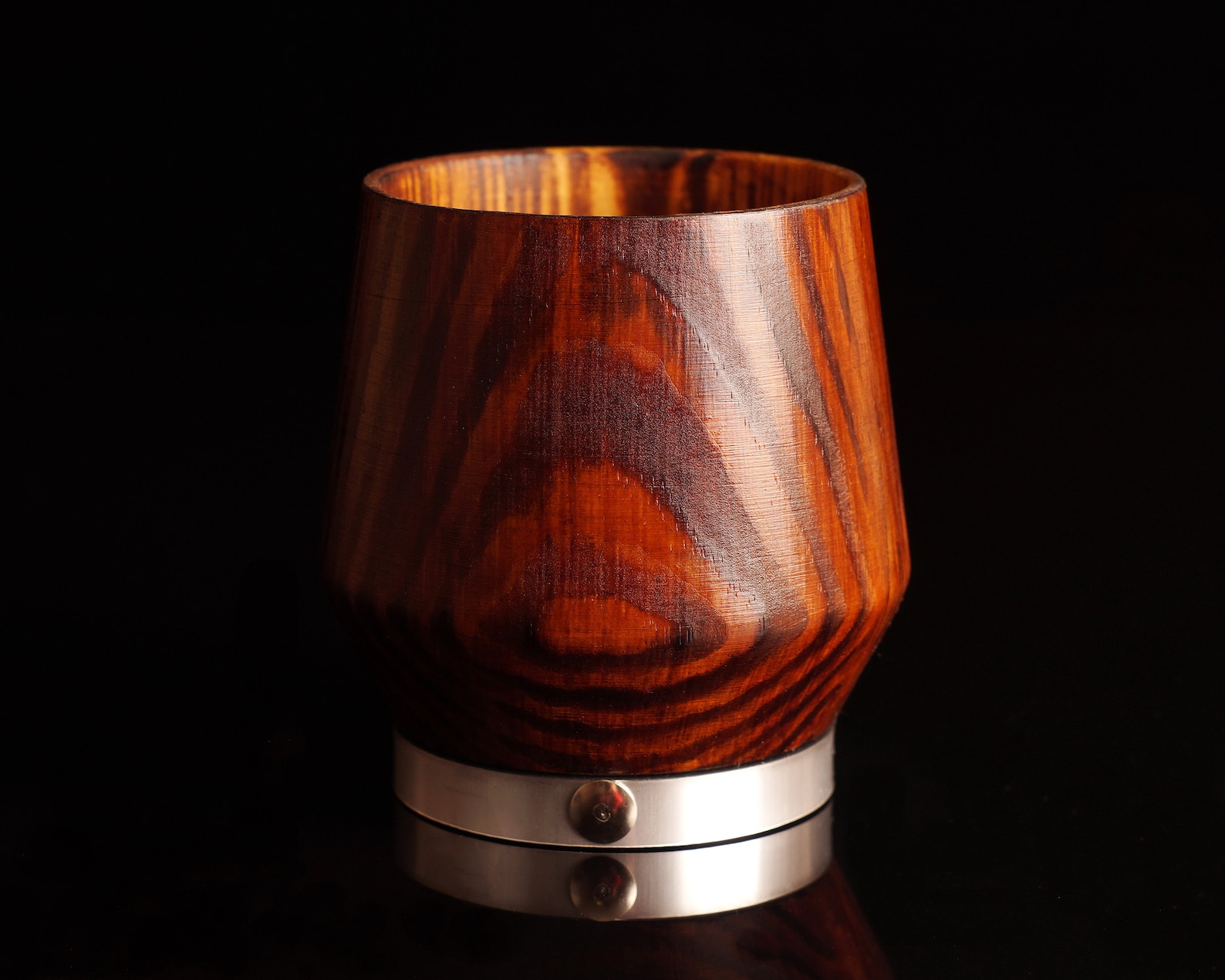 Personalized Wood Whiskey Tumbler Personalized Tumbler Etsy