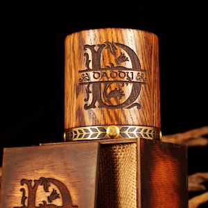 Bourbon Glass Gift for Groomsmen, Whiskey tumbler, Personalized Wood Coaster Best Man Custom Engraved, Groomsmen proposal whiskey lover gift