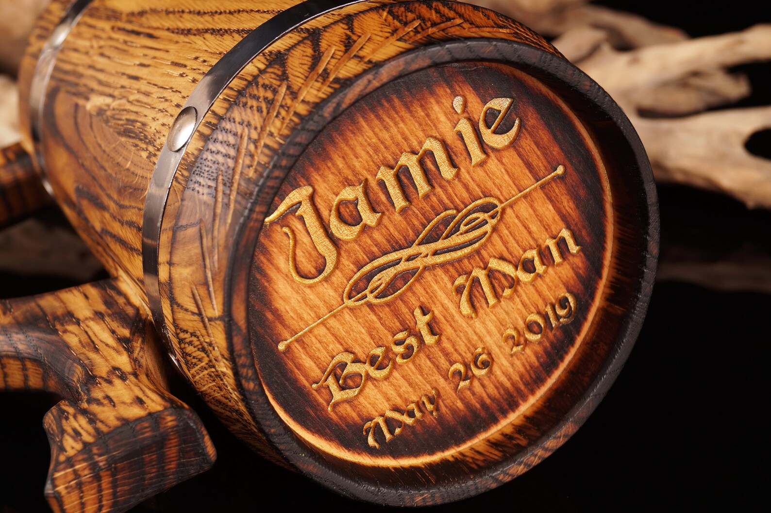 Groomsmen Beer Stein Personalized Groomsmen Gift Beer Etsy