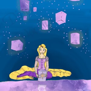 Tangled Rapunzel Print - Disney