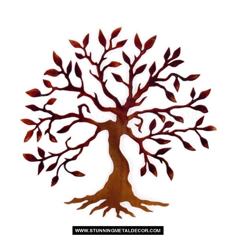 Olive Tree of Life metal wall art Etsy