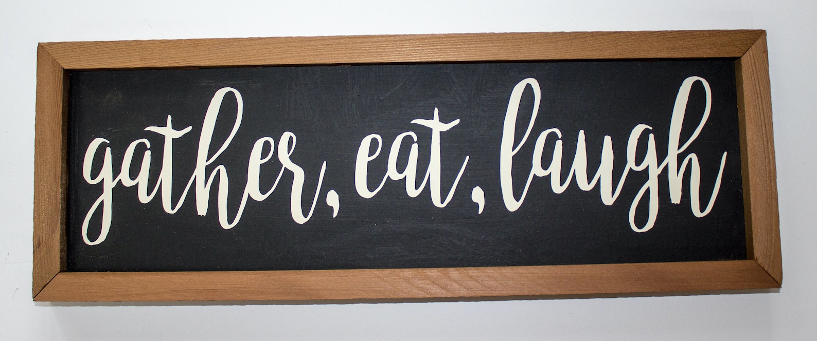 Gather Eat Laugh Wood Sign/gather Sign/thanksgiving Decor/wood Etsy