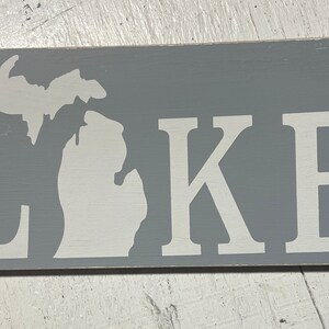 Lake Michigan Wood Sign/Mich/Lake Decor/Lake House Decor/Wood Lake Sign/Lake Wood Sign/Lake House Sign/Lake House Gift/Signs/Lake Lover Gift