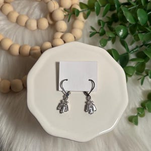 Art Deco Baguette Drop Earrings - Cubic Zirconia Leverbacks - Stainless Steel Hypoallergenic Dangles - Elegant Bridal & Evening Jewelry