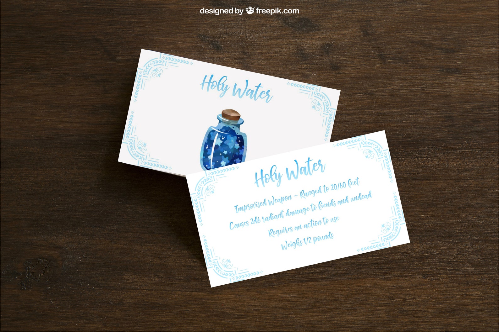 CUSTOM Role Playing Card Printable Customize Your Game Etsy