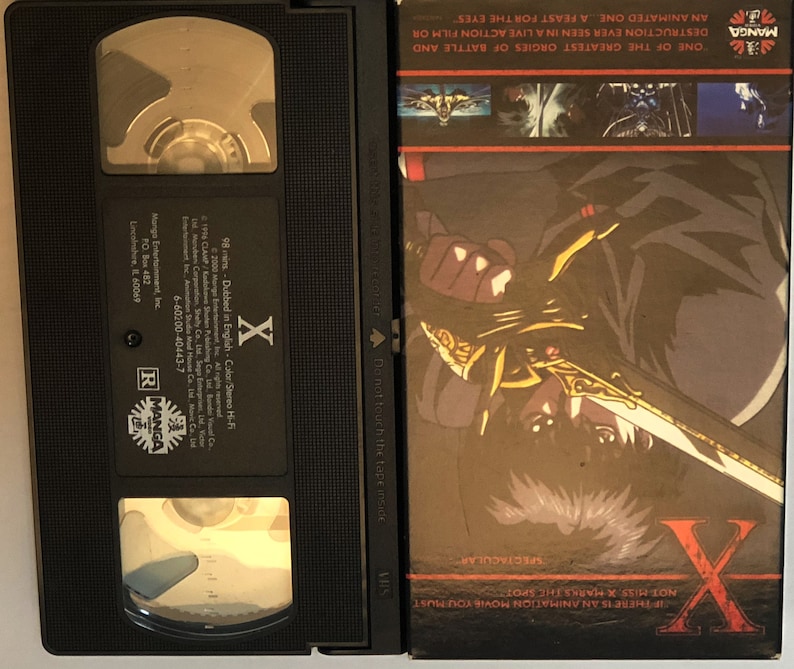 Vintage Anime VHS Tapes Etsy