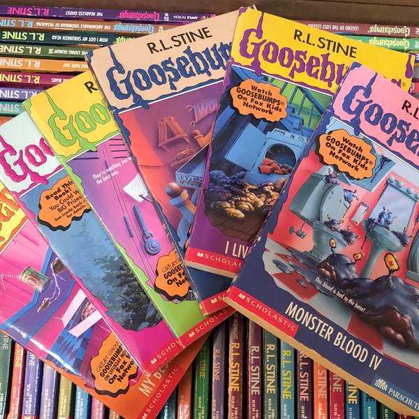 Vintage R.L. Stine Goosebumps Books