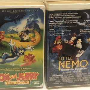 Tom & Jerry - Little Nemo Clamshell VHS Tapes