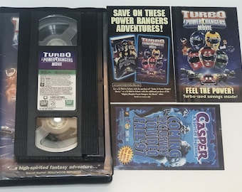 Turbo a Power Rangers Movie Clamshell VHS - Etsy Turbo a Power Rangers Movie Clamshell VHS - Etsy