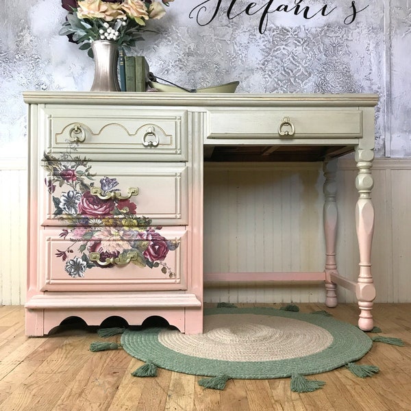 Painted Desk Etsy