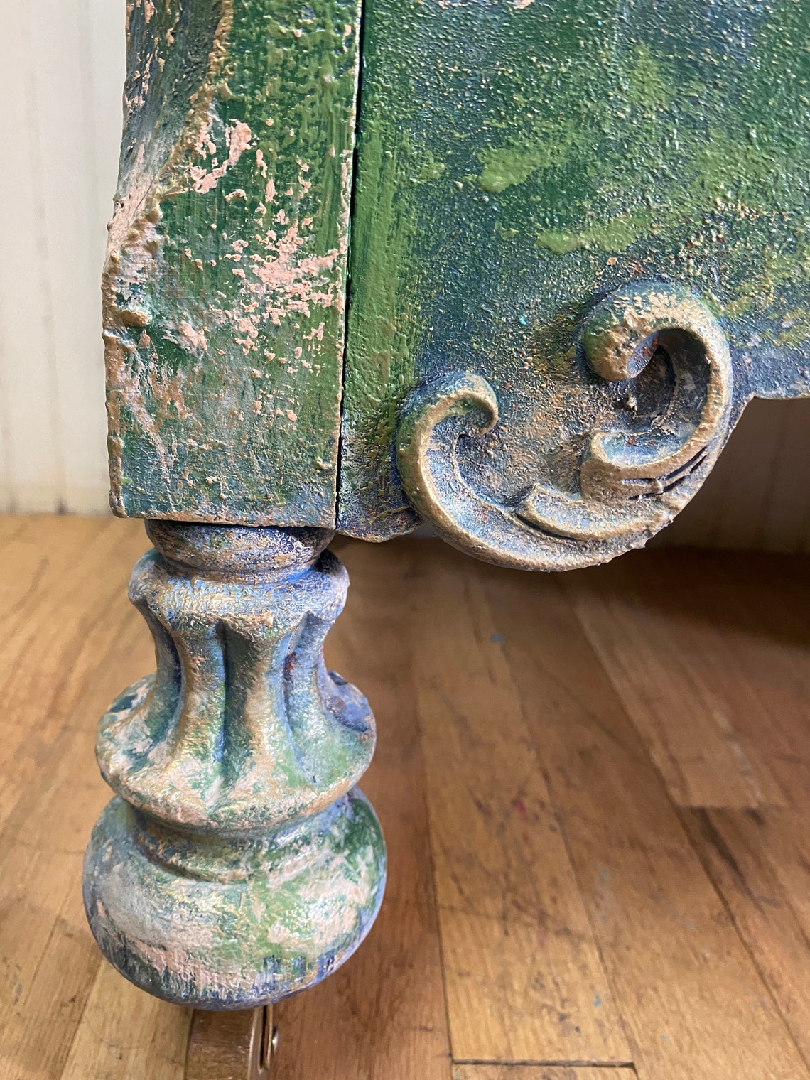 Gustave Moreau Unicorns Vintage Dresser Hand Painted Etsy