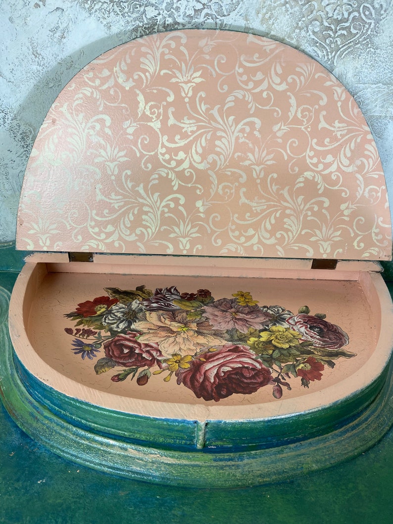 Gustave Moreau Unicorns Vintage Dresser Hand Painted Etsy