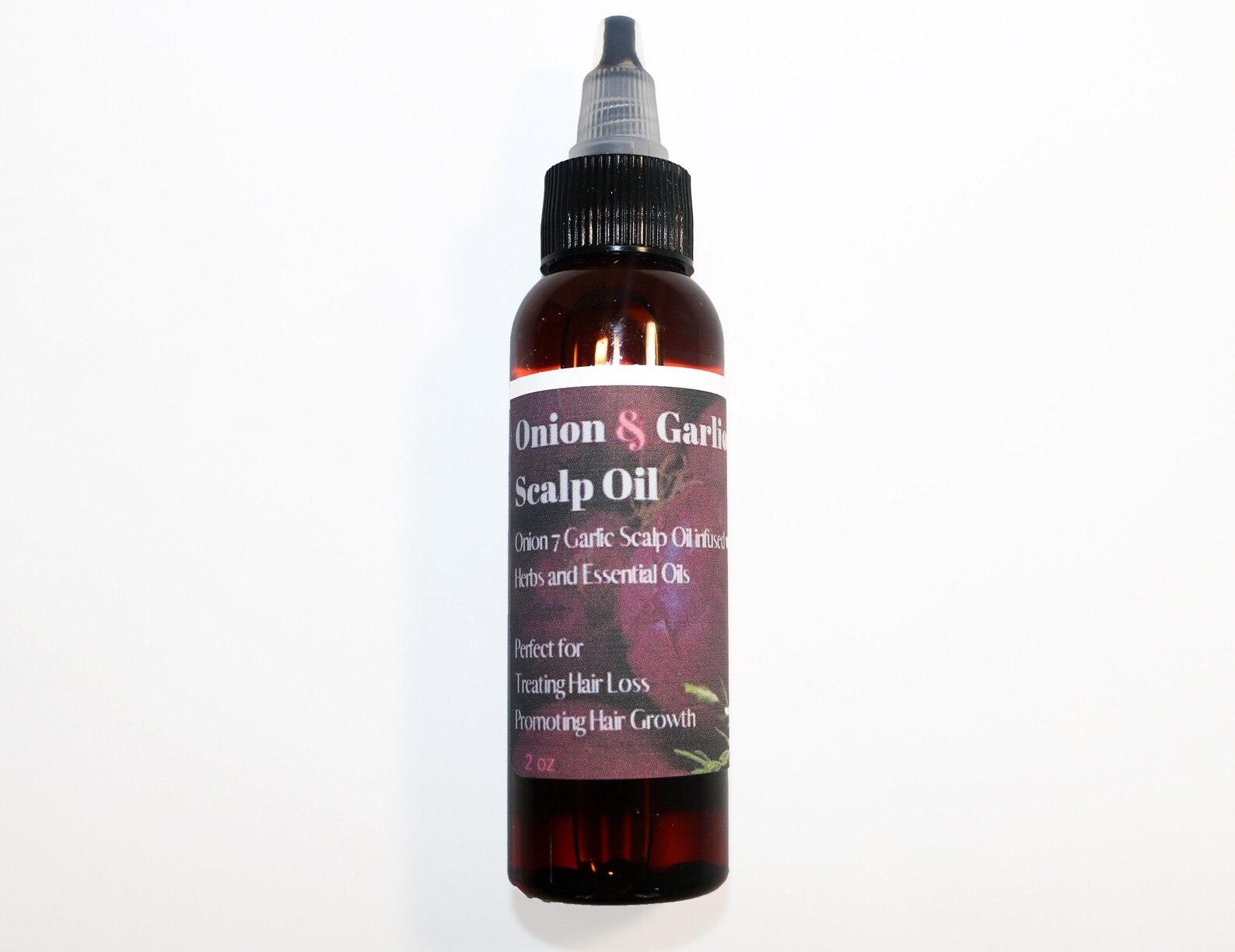 Onion and Garlic Hair Growth Oil Infused W/ Organic Herbs & Etsy