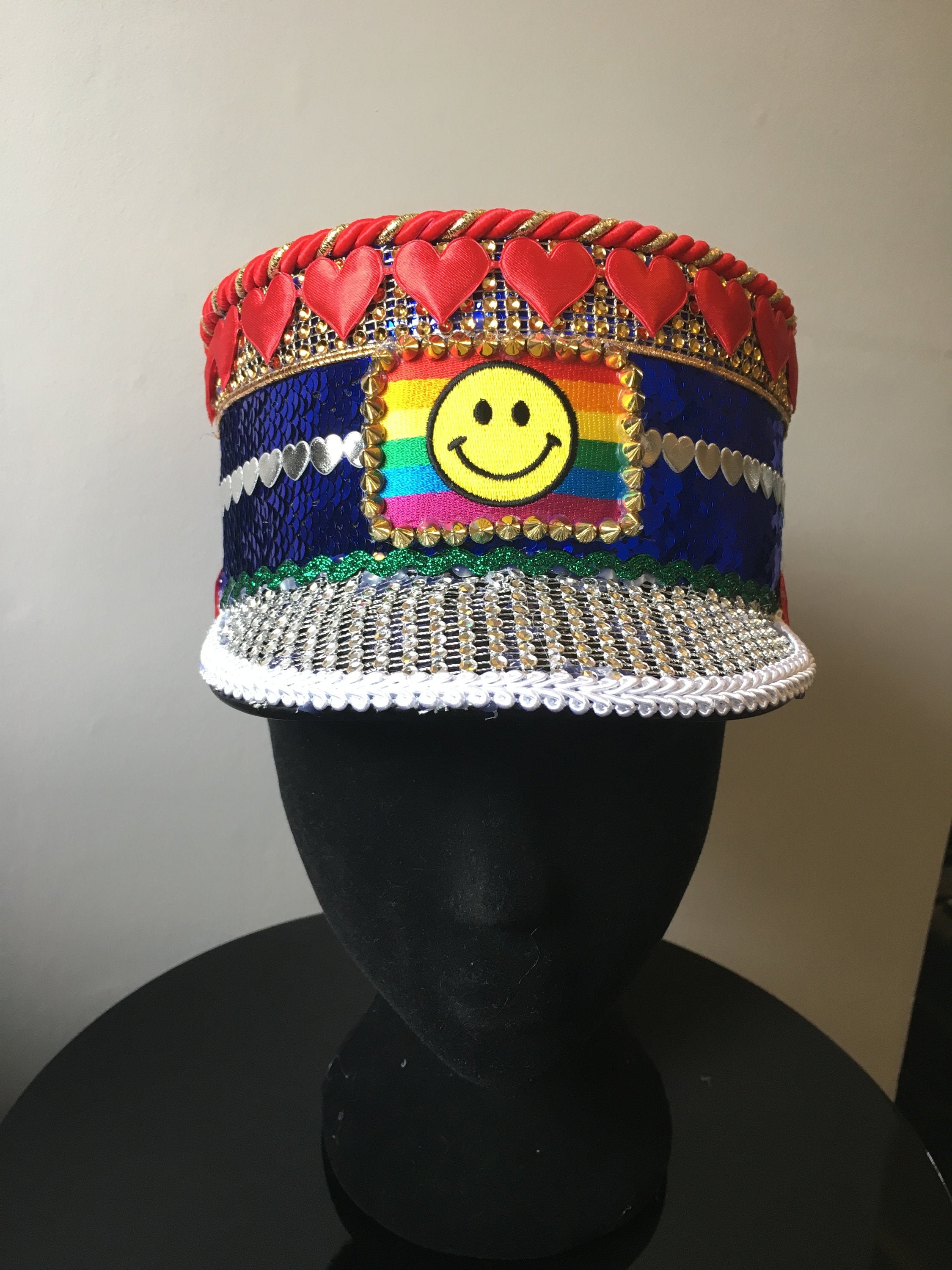 Rainbow Space Cadet Rave Hat Rave Space Cowboy Hat main image 4