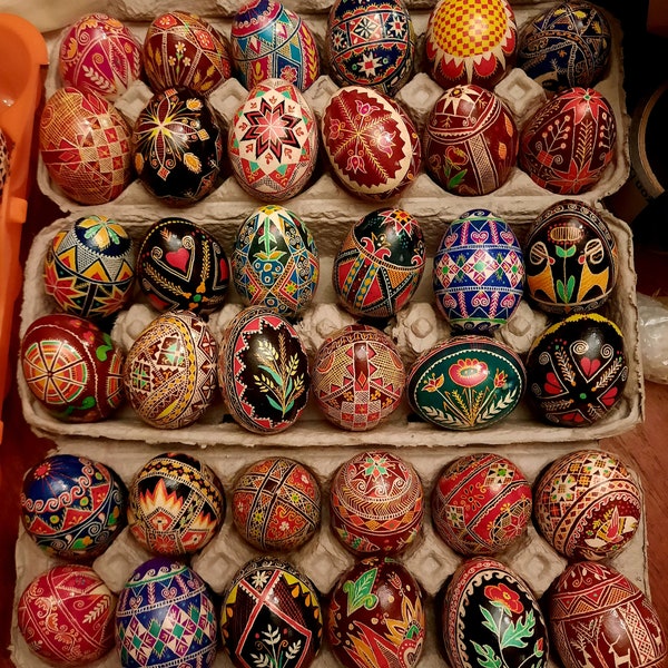 Ukrainian Easter Jumbo Chicken Eggs