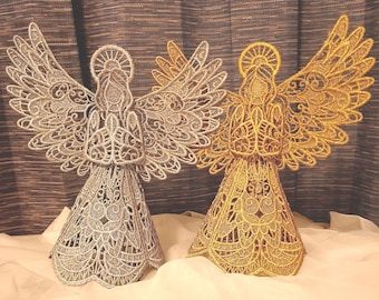 Embroidered lace medium Angel