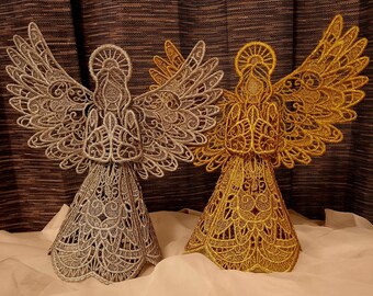 Embroidered lace medium Angel