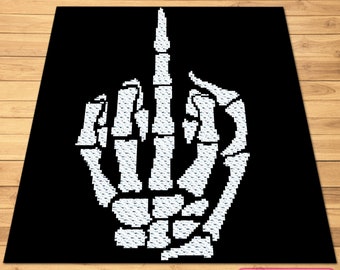 Modèle de doigt au crochet, modèle de couverture C2C, modèle d'angle à coin, modèle de main au crochet, modèle Graphgan C2C, modèle afghan au crochet
