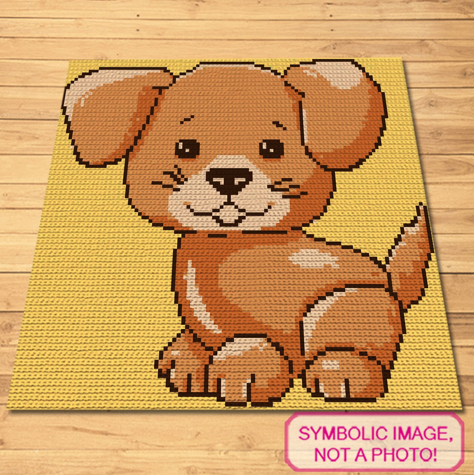 Crochet Dog Blanket Crochet Pillow Pattern C2C Crochet Etsy