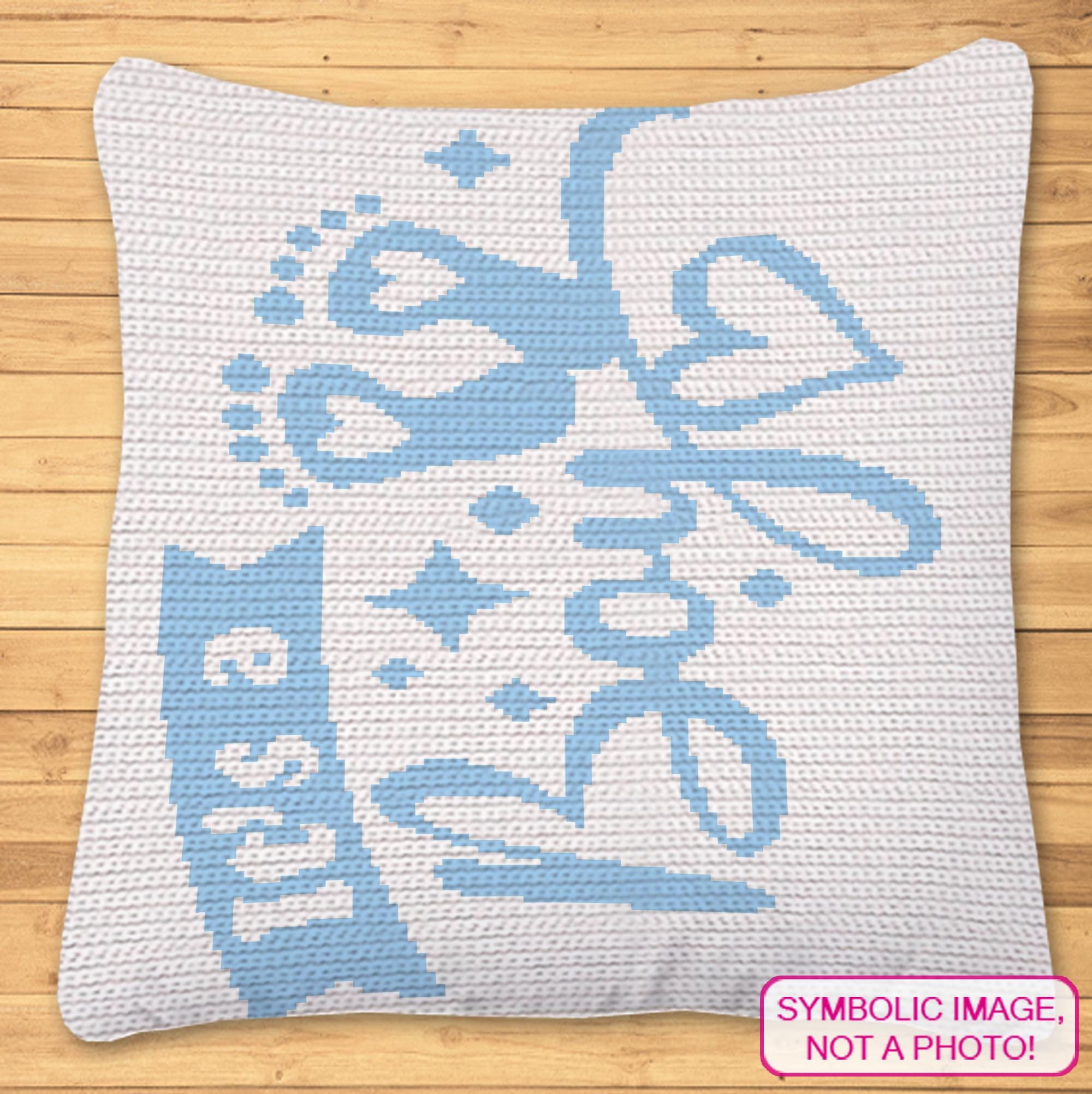 Crochet Baby Boy Pattern - Tapestry Crochet Blanket Pattern with Written Instructions