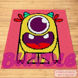 Crochet Monster - Crochet Bundle - C2C Blanket Pattern, and Tapestry Crochet Blanket and Crochet Pillow Pattern - Fall Crochet Patterns