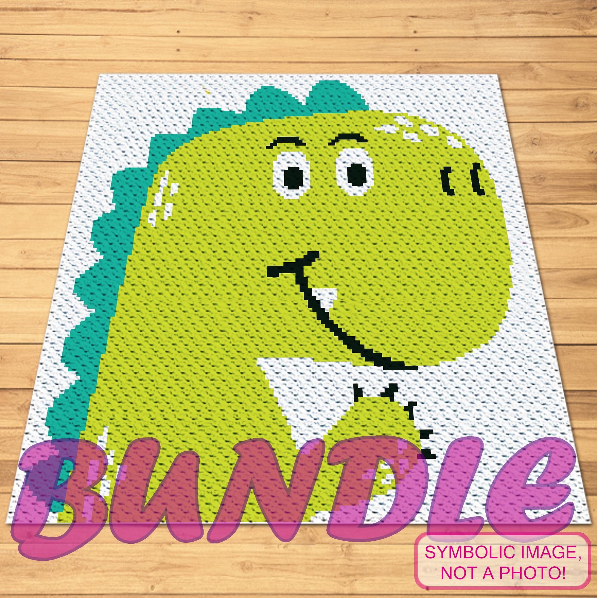40 Dinosaur Blanket Crochet Patterns to Stitch for Kids, Nurseries, and Dino Fans 33 Crochet Dinosaur Bundle