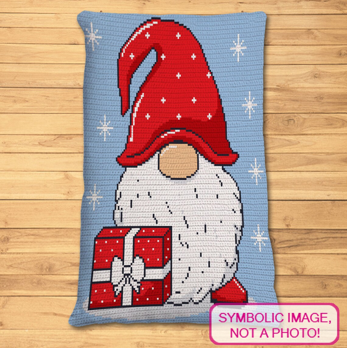 Crochet Gnome Pattern Crochet Pillow Pattern Christmas Etsy