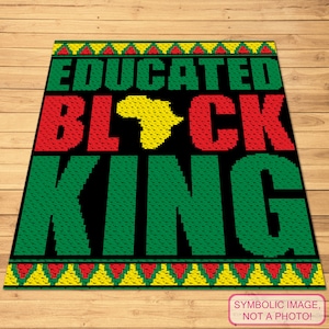 C2C Crochet Blanket Pattern, Crochet Graphgan Pattern, African Crochet Pattern, Crochet Afghan Pattern For Teens, Crochet Rasta, BLM Crochet