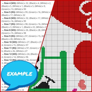 Printable Graph Tractor Pattern Crochet Tractor, Crochet Vehicle Pattern, Crochet Graphgan Pattern, SC ...