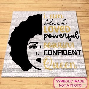 Black Lives Matter Crochet, African Crochet Blanket Pattern, Crochet Afghan Pattern with Written Instructions, BLM Crochet, Crochet Graph