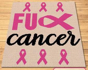 Cancer Crochet Blanket Pattern, Chemo Crochet, Awareness Ribbon Pattern, Pink Ribbon Crochet, Crochet Graphgan Pattern