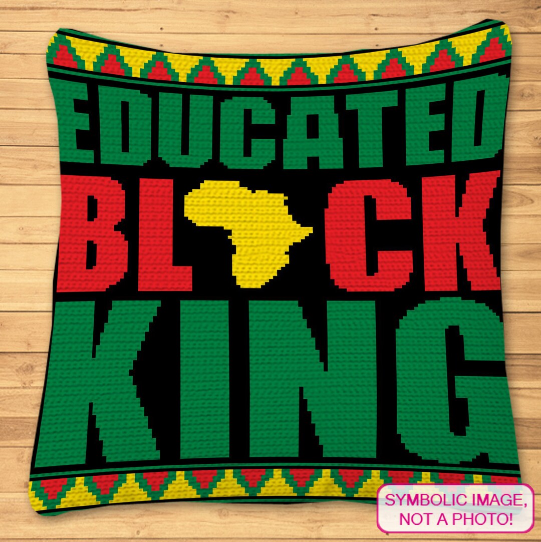 African Crochet Pillow Pattern, Crochet Blanket Pattern With Written ...
