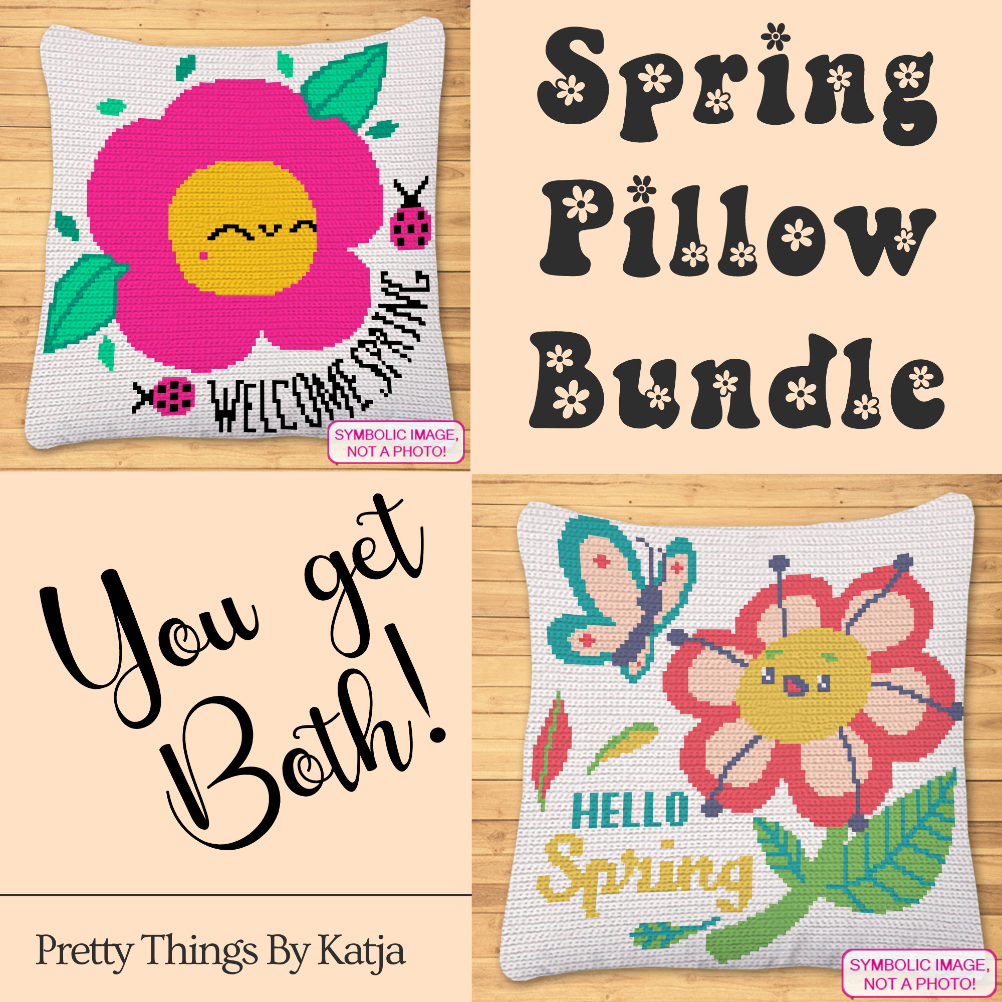 32 Flower Pillow Crochet Patterns for Cozy, Giftable Home Décor 29 Crochet Flower Pattern Bundle