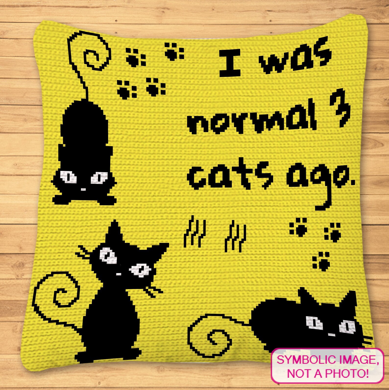 Crochet Cat Pattern Cat Crochet Blanket Pattern Cat Crochet - Etsy