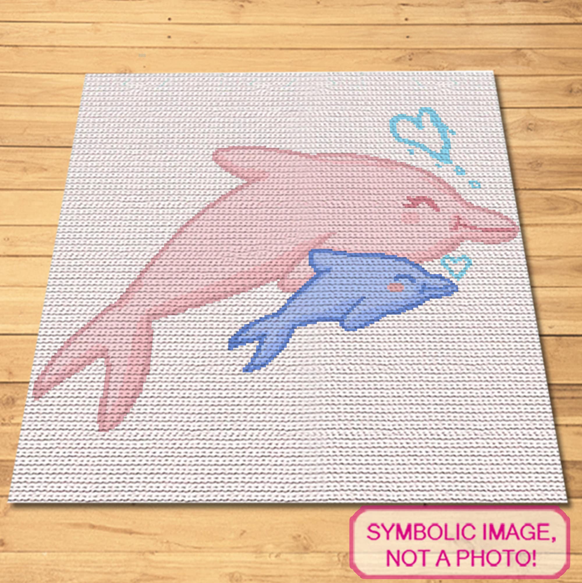 40 Dolphin Crochet Patterns for Ocean-Inspired Amigurumi, Gifts, and Nursery Decor 30 Crochet Dolphin Pattern Tapestry Crochet Blanket