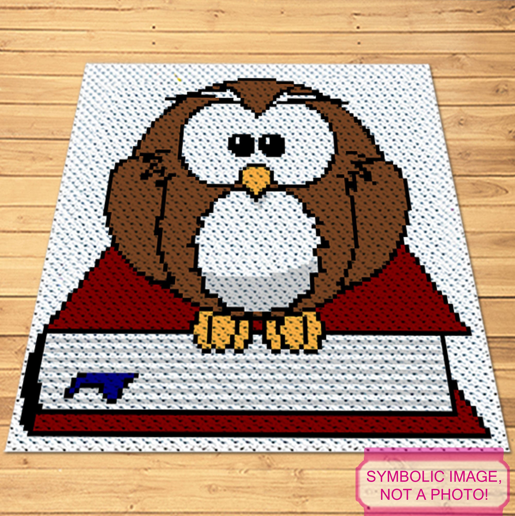 C2C Blanket Crochet Owl Pattern Crochet Pillow Pattern Owl | Etsy