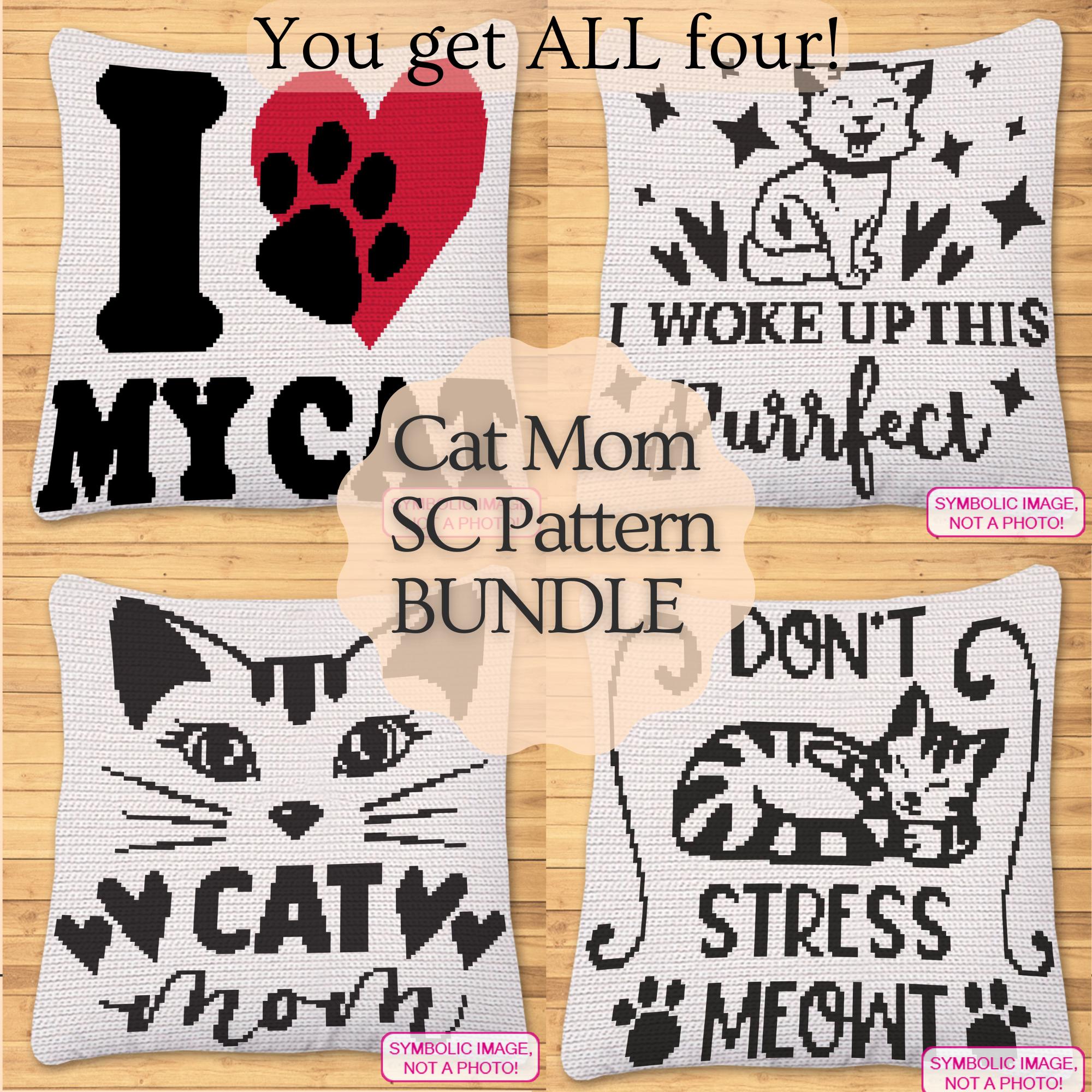 30 Black Cat Crochet Patterns for Amigurumi, Bags, Keychains, and Cozy Handmade Gifts 28 Black Cat Graphgan Bundle