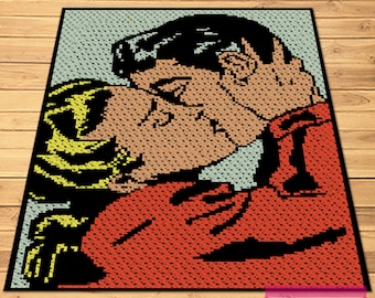 C2C Valentines Day Crochet Pattern, Corner to Corner Crochet Blanket Pattern, Retro Crochet Blanket Pattern, Wedding Crochet Afghan