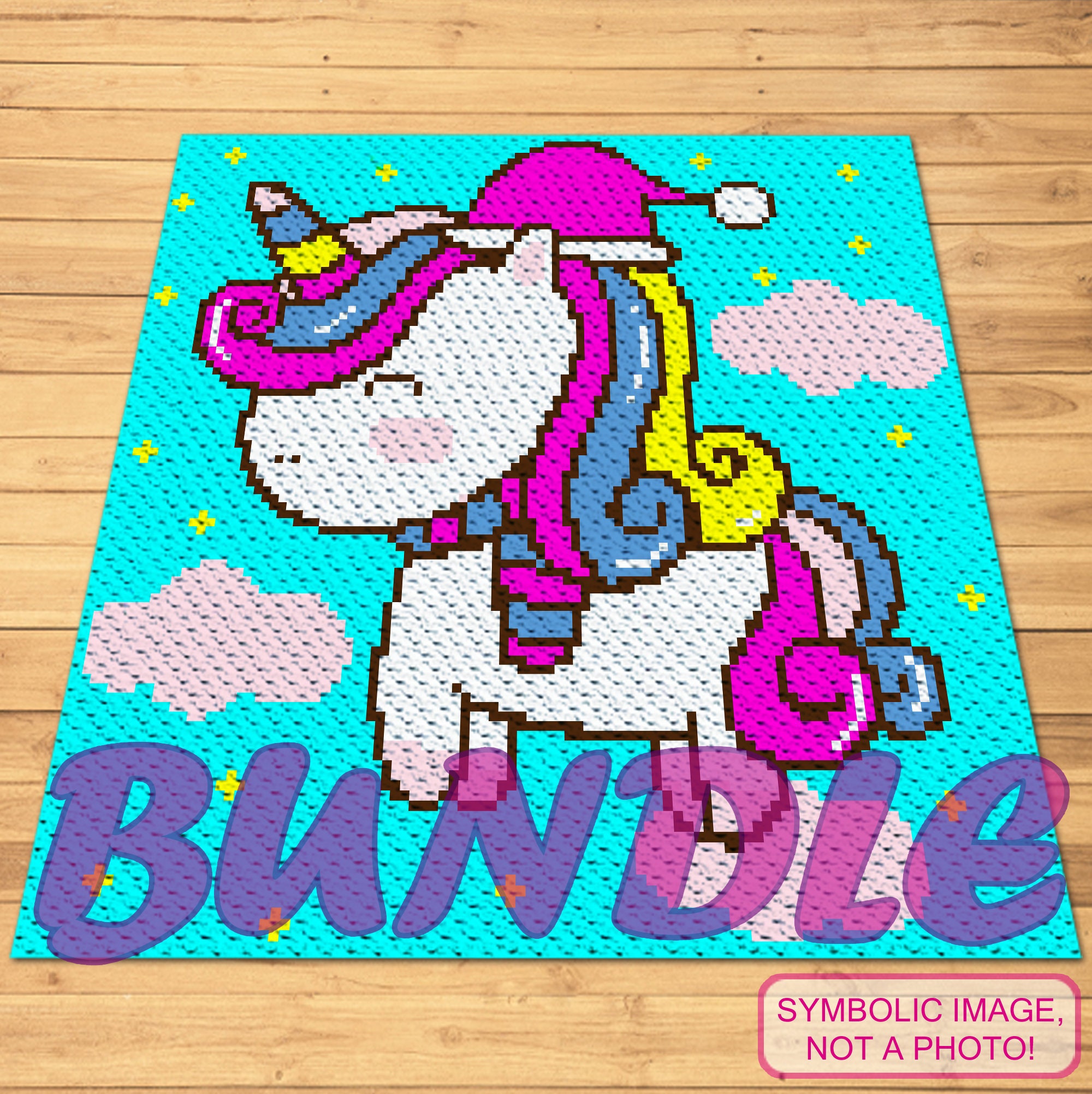 40 Unicorn Crochet Patterns to Spark a Little Handmade Magic 20 Unicorn Crochet Blanket: C2C Unicorn