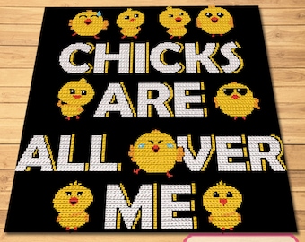 Gehäkeltes Huhn Muster, Ostern Häkelmuster, Gobelin Häkeldecke Muster, häkeln Graphgan Muster, häkeln Baby Decke Muster