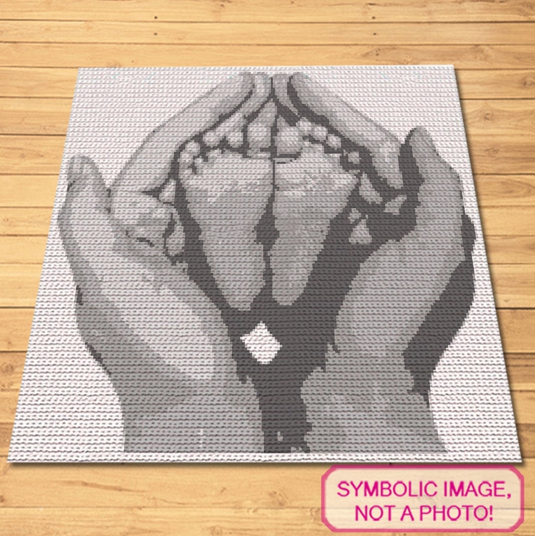 Baby Feet Blanket Tapestry Crochet Blanket Pattern This is a Crochet