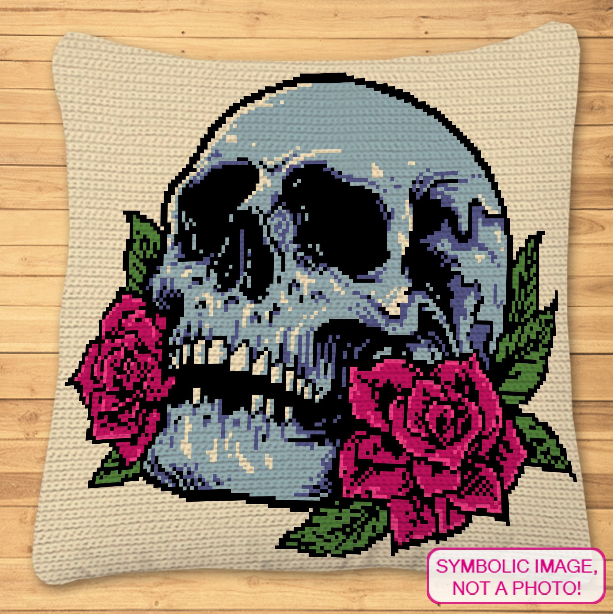 20 Skull Blanket Crochet Patterns for Gothic, Halloween, and Boho Homes 18 Crochet Skull Pattern Halloween Crochet Blanket