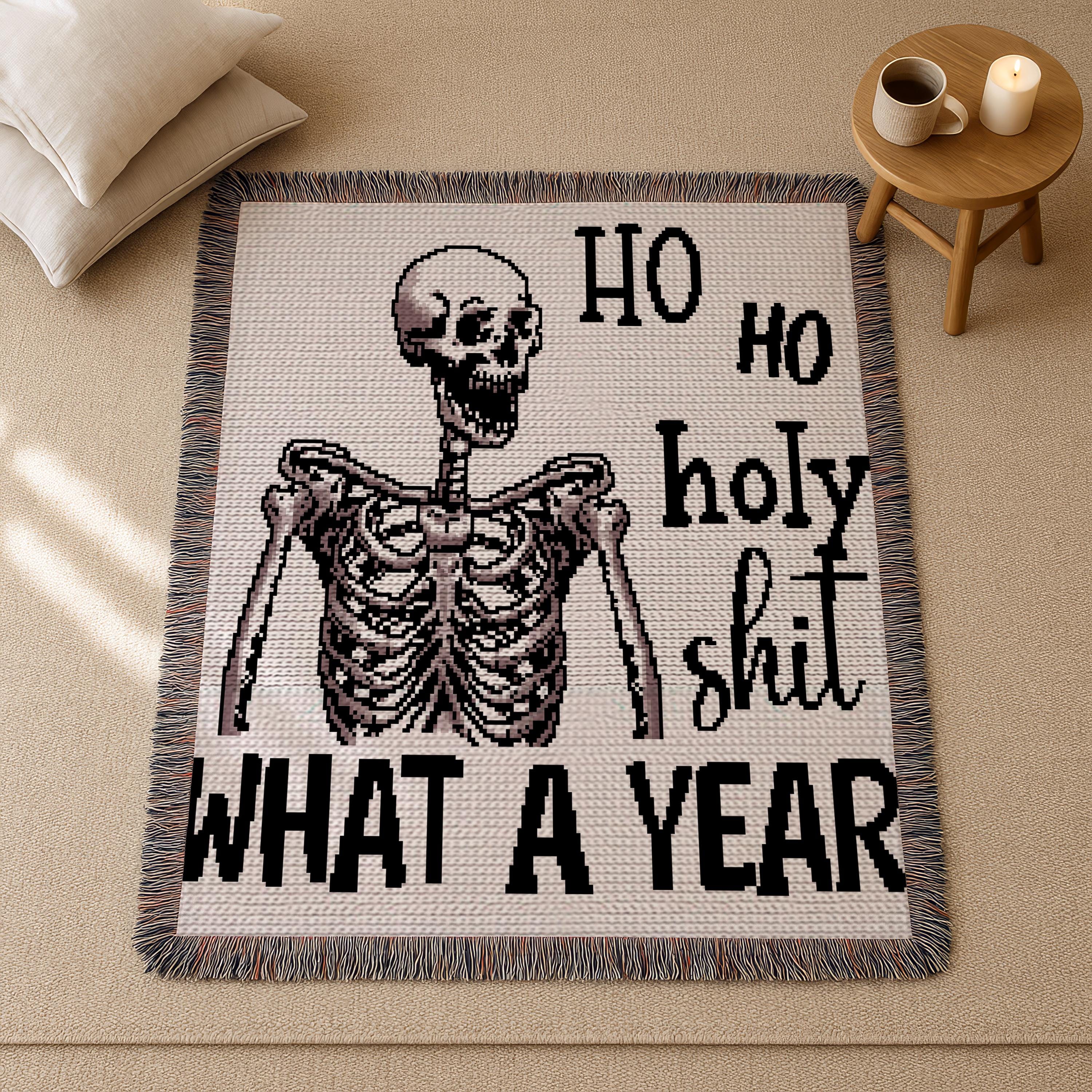 Christmas Crochet Skeleton Pattern BUNDLE, Single Crochet Blanket ...