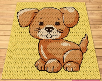 Crochet Dog Blanket, Corner to Corner Blanket Pattern, C2C Blanket Pattern, Crochet Dog Pattern, Animal Blanket Pattern, C2C Graphghan