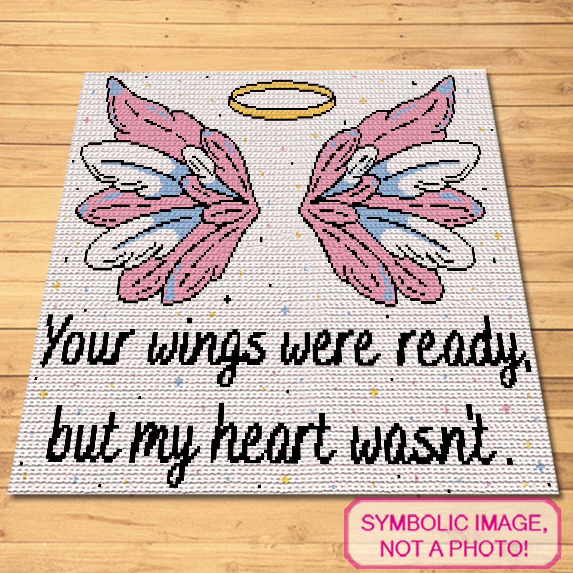 Crochet Angel Wings, Angel Baby Crochet Blanket, Crochet Baby Afghan ...