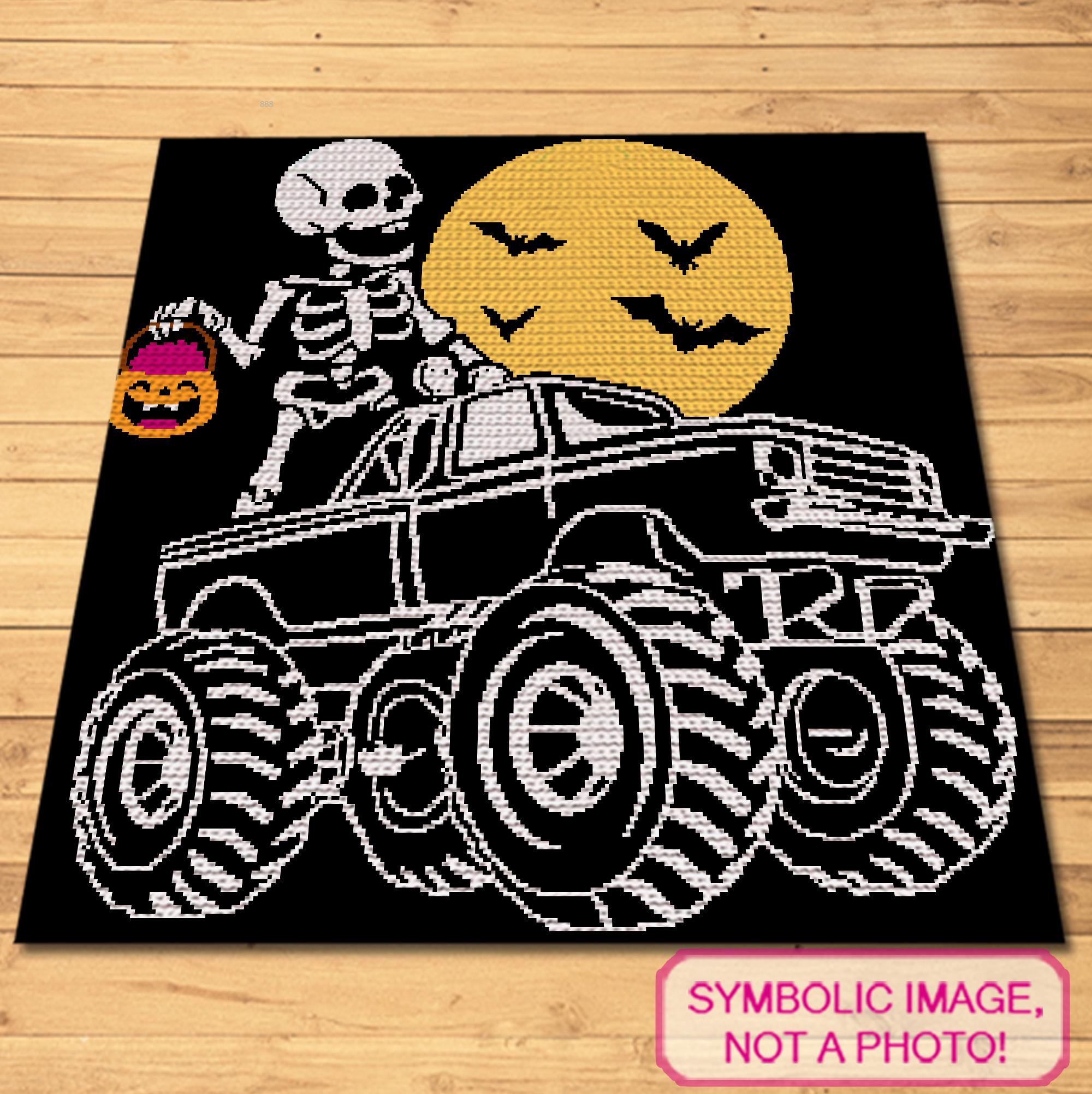 Halloween Crochet Blanket