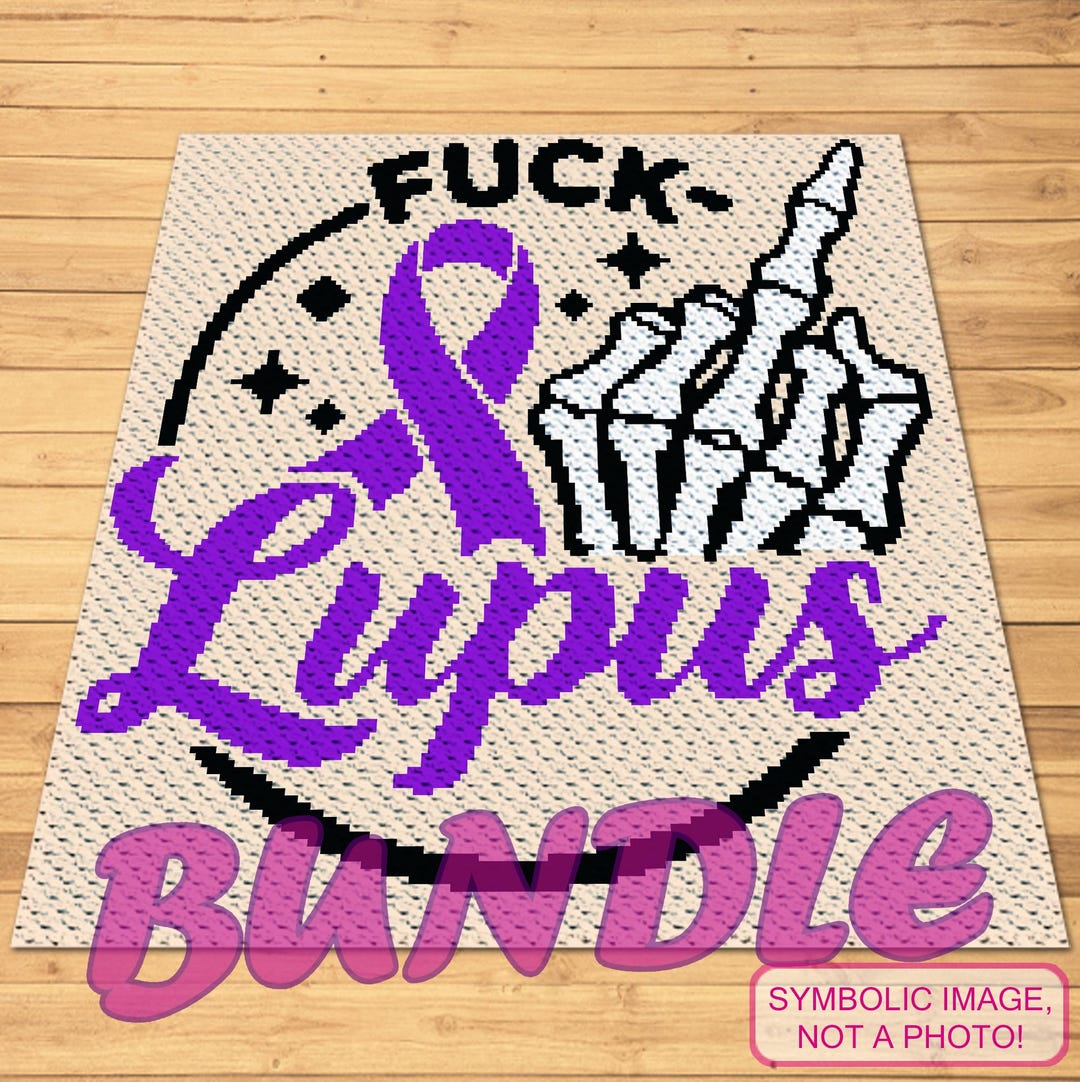 Crochet Lupus Pattern BUNDLE, Crochet Middle Finger Pattern, Crochet ...