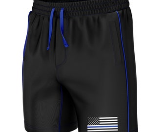 Thin Blue Line Swim Trunks